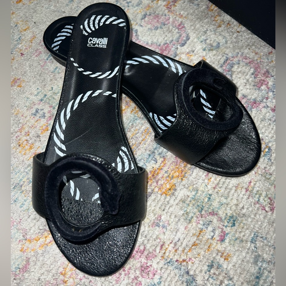 Cavalli black sandals - Picture 5 of 6